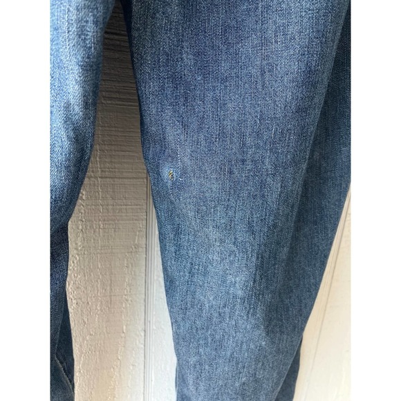 L'AGENCE Violette Paperbag Waist Nonstretch Demin Pant - Picture 7 of 8